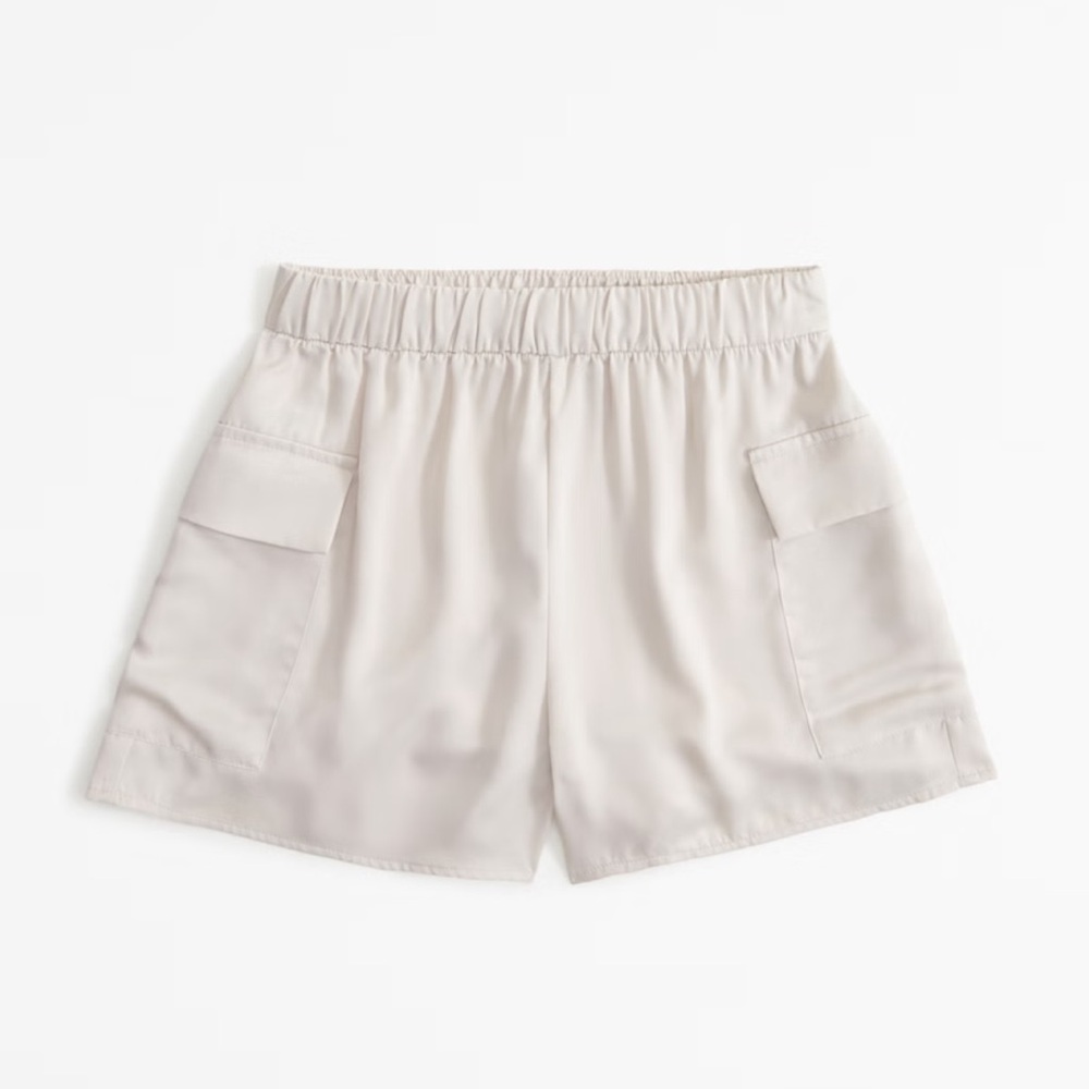 Abercrombie Lounge Satin Shorts